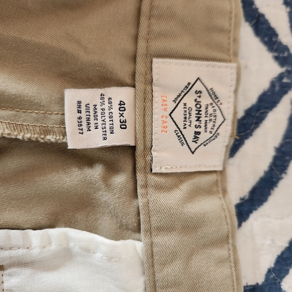 St John's Bay Khakis 40x30 - Picture 3 of 3